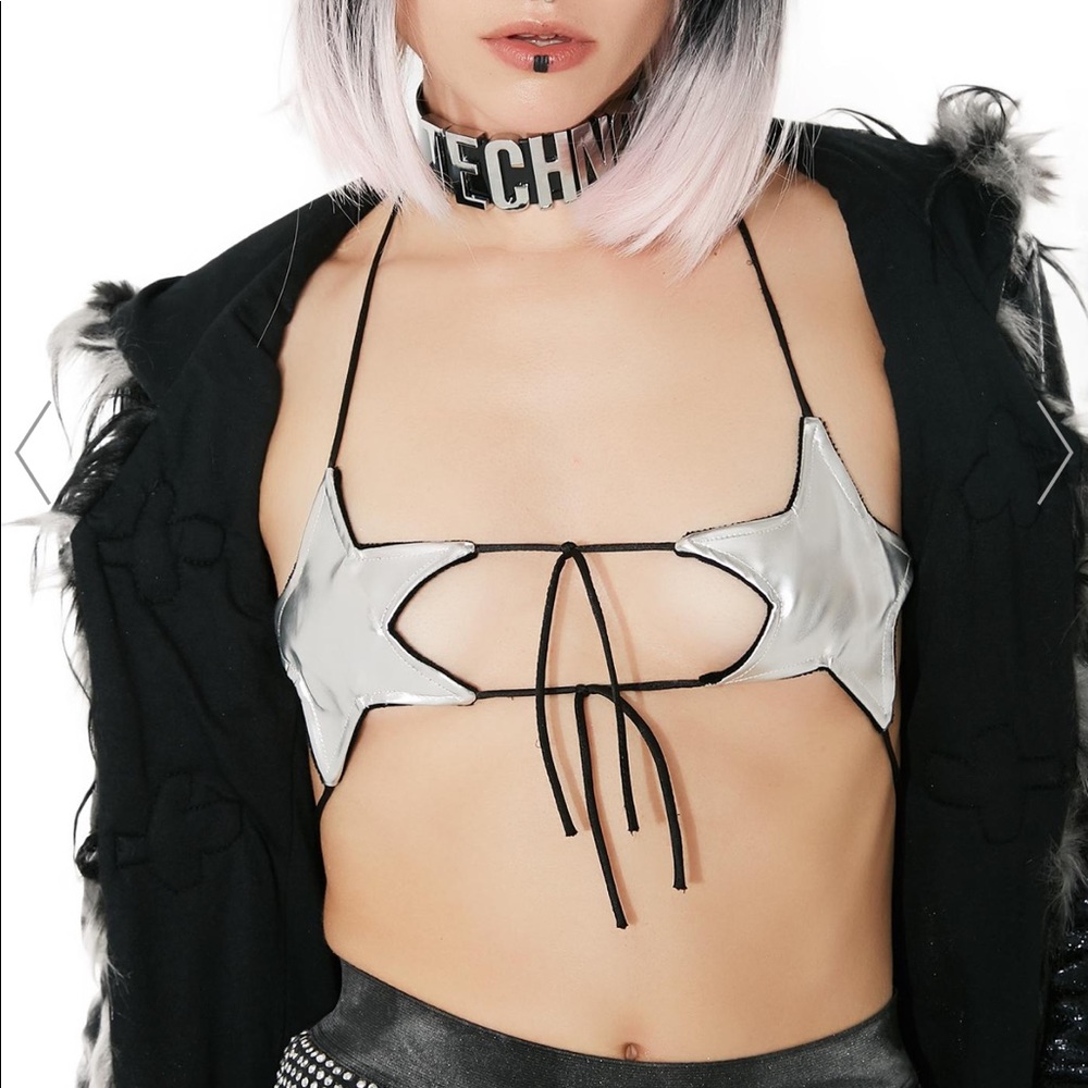 Current Mood Chrome Backroads Bra Top
